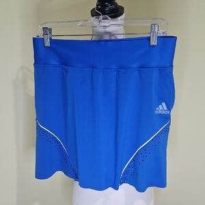 Adidas Blue Perforated Pop Golf Skort